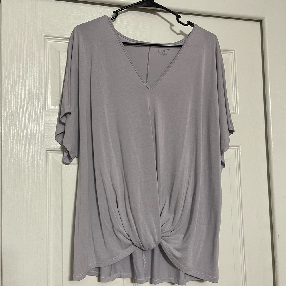 Loft - Knot Front Tee